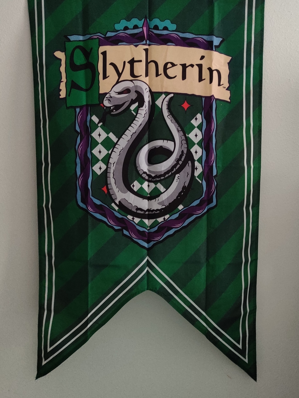Harry Potter Slytherin Shield Banner Hot Topic Exclusive
